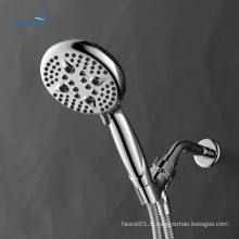 Paye de douche aquacubique avec ponce de douche à haute pression 5 pouces 5 paramètres de pulvérisation
